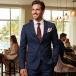  есть перевод / tailored jacket лето summer жакет мужской весна лето темно-синий блейзер тугой тонкий / необшитый на спине / осень весна лето деловой жакет большой размер 