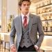  tailored jacket выставить жилет серый блейзер мужской тугой / тонкий Fit jacket хлеб весна / осень / зима большой размер . поступление деловой жакет 