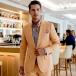  tailored jacket широкий laperu блейзер мужской бежевый тугой / тонкий Fit jacket хлеб весна / осень / зима большой размер . поступление деловой жакет формальный 