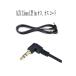 3.5mm AUX 1m L type ( обе стороны ) удлинитель 3 высшее удлинение кабель мужской - мужской черный 