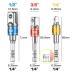 ��ƌ���UP�I�Z�p��(6.35mm)���p�h���C�u 1/2�E3/8�E1/4 �ϊ��A�_�v�^�[�Z�b�g ��/�o�C�N/DIY �֘A�摜1