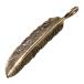  колье мужской женский подвеска с цепью только латунь Gold перо перо крыло перо Wing Eagle neitib мужчина цепь продается отдельно 