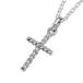  10 знак . Cross колье подвеска с цепью мужской женский серебряный 925 меньше простой маленький 