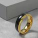 ����\ �u���b�N �S�[���h �����O �����Y �w�� �X�e�����X 7mm�� ���� �b�� �o�C�J���[ �� ���F �V���v�� �X�`�[�������O �����Y�A�N�Z�T���[ �j���p�w��