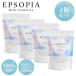 4 шт. комплект EPSOPIA соль для ванны . для косметика 600g( примерно 45 выпуск )×4 измерение ложка есть средство для ванн соль для ванны без добавок увлажнитель Seto внутри море производство местного производства натуральный компонент epso Piaa 