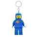 LEGO Space man ключ голубой LED свет брелок для ключа Class . космос 