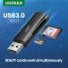 UGREEN �J�[�h���[�_�[ USB3.0 SD Micro SD TF �������[�J�[�h �A�_�v�^�[ PC �m�[�gPC �p �}���`�X�}�[�g�J�[ �A���i