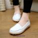  женский мокасины обувь для вождения туфли без застежки Loafer обувь обувь натуральная кожа ходить на работу для уход . весна лето осень усталость трудно 