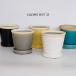 glossy pot 13 plant pot 13cm stylish ceramics pot pastel color colorful interior 