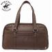  школьная сумка сумка "Boston bag" PU кожа Beverly Hill z Polo Club сумка BEVERLY HILLS POLO CLUB A4 размер студент ученик старшей школы посещение школы Brown чай подарок входить .