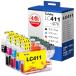 Tufuha ֥饶  LC411 4å LC411-4PK ̥  ʻѲǽ Brother 󥯥ȥå LC411 LC411BK DCP-J926N DCP-J9
