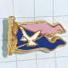  free shipping } flag * import antique pin badge A00435