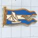  free shipping } flag * import antique pin badge A00455