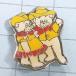  free shipping } bear. cup ru* antique pin badge A00892