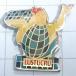  free shipping }Lustucru France. pasta Manufacturers character * import antique pin badge A01729