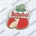  free shipping ) baby bell cheese France import antique pin badge A03681