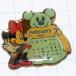  бесплатная доставка ) Minnie Mouse календарь Disney герой значок PINS булавка zA16216