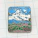  free shipping ) mount Cook New Zealand mountain climbing sightseeing travel memory import pin badge PINS pin zA18716