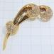  бесплатная доставка ) Vintage *mere прозрачный стразы * античный брошь A33661