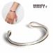 VIVIFY Bb fai браслет браслет серебряный Loopin* Bangle/Mirror finish
