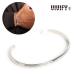 VIVIFY Bb fai браслет серебряный Back Hallmarks Bangle/Mirror finish/Round