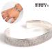 VIVIFY Bb fai браслет серебряный Back Hallmarks Bangle/ Hammered finish /10mm