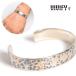VIVIFY Bb fai браслет серебряный Back Hallmarks Bangle/ Hammered finish /10mm w/gold