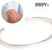 VIVIFY Bb fai браслет серебряный Back Hallmarks Bangle/Plain/Narrow