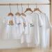 детская одежда родители . пара look родственная ... короткий рукав принт младенец детский комбинезон & футболка смех лицо дизайн . симпатичный память фотосъемка выход . рекомендация 