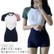  весна купальный костюм комбинезон выгоревший на солнце участок меры Leotard фитнес Rush Guard все в одном плавание костюм фитнес купальный костюм плавание одежда женский половина 