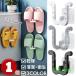  slippers hook shoes hook 1 piece cohesion hook all 3 color slippers rack hanger both sides tape powerful seal storage wall drilling not cohesion lease wall ornament hook 