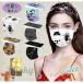  маска одноразовый кошка рисунок для взрослых модный Halloween чувство . предотвращение нетканый материал три слой цельный 3D шт ..50 листов чёрный рисунок ввод принт рисунок маска .. подарок дешевый цвет маска 