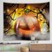  украшение гобелен большой месяц .... летучая мышь тыква party товары Halloween гобелен омыватель bru. замок дворец . земля. фон интерьер 