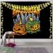  гобелен Halloween украшение Halloween party орнамент интерьер тыква стенка украшение месяц ночь большой размер Home украшение party товары многофункциональный 