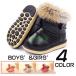  snowshoes child Kids mouton boots fur boots boots girl man reverse side poa water-repellent protection against cold warm slip prevention 