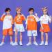 детский сад постановка группа одежда .. лето короткий рукав Kids Dance хлопок t рубашка юбка движение . чирлидинг костюм 