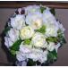  свадебный букет / белый роза раунд букет 