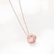 ネックレス レディース ローズクォーツ K10 ピンクゴールド 10k 10金 BLOOM ブルーム