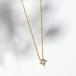 ネックレス レディース 18金 ダイヤモンド K18 イエローゴールド 18k 0.06ct BLOOM ブルーム WEB限定