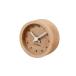 KATOMOKU muku mini clock km-26WH круг белый из дерева настольные часы 85×85×46mm