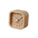 KATOMOKU muku mini clock km-25WH угол белый настольные часы из дерева 85×85×46mm