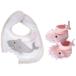 Baby Aspen( baby as авторучка ) bib комплект салон обувь для малышей тапочки салон надеть обувь First обувь bib &amp; ботиночки - подарок комплект pi