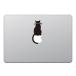ka Индия магазин MacBook Air / Pro MacBook стикер наклейка кошка чёрный кошка кошка яблоко . ездить чёрный кошка M699