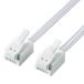  Elecom modular cable nail breaking prevention [. bending . strong high endurance specification ] 20m white MJ-T20WH