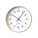 KATOMOKU plywood wall clock 4 km-61NRC натуральный электро-магнитные часы продолжение секунд игла φ304mm