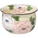  Kyoyaki Shimizu . кружка крем диаметр 10cm. гора обжиг в печи чай . чашка ( несессер входить ) цветок путешествие (..) QSY582-05