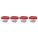 HARIO ( HARIO ) heat-resisting glass made preservation container red 110ml made in Japan oven microwave oven dishwasher correspondence tableware preservation . convenience MKK-2012-R