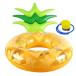 HappyHome надувной круг ананас 120cm×80cm float морская вода . водные развлечения для взрослых детский воздушный насос насос имеется 