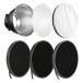 SOONPHO 7 inch standart reflector diffuser lamp shade dish 10° / 30° / 50° honeycomb g lid attaching white sof