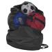 Alomejor mesh ball bag shoulder .. ball storage sack high capacity ball storage sack school part . soccer / basketball / volleyball storage bag sport 